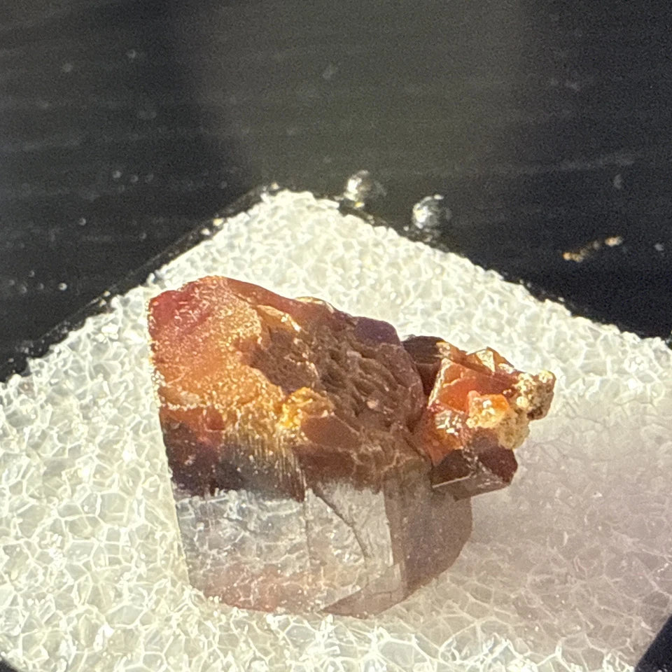 #12 Lustrous Vanadinite Crystals - Mibladen District, Midelt Province, Morocco