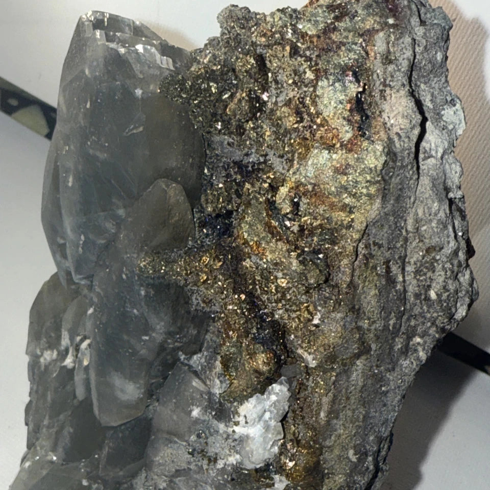 Calcite "Dragon Scale" w/Chalcopyrite - Sweetwater Mine, Reynolds Co., Missouri