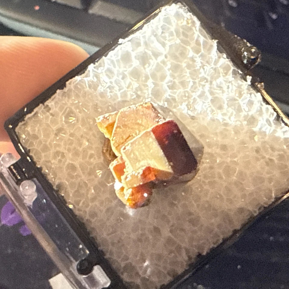 #10 Lustrous Vanadinite Crystals - Mibladen District, Midelt Province, Morocco