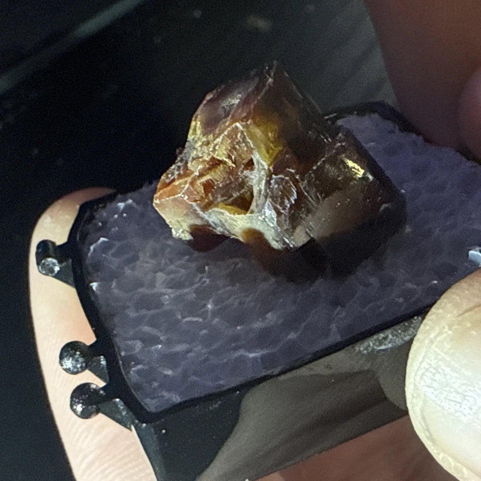 #7 Lustrous Vanadinite Crystals - Mibladen District, Midelt Province, Morocco