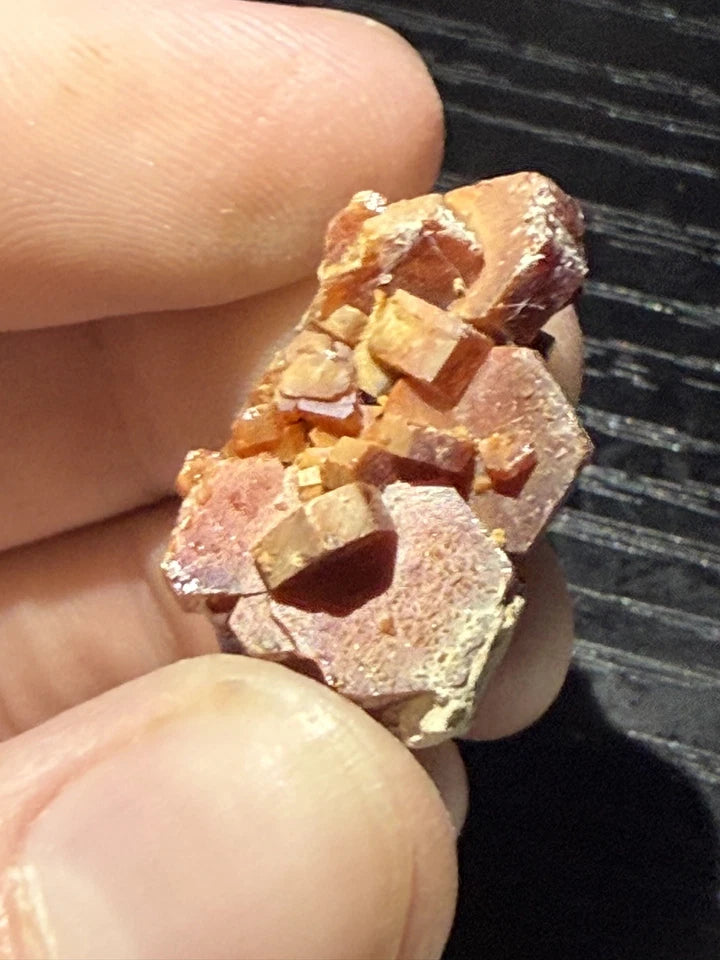 6 Piece Vanadinite Lot From Morocco