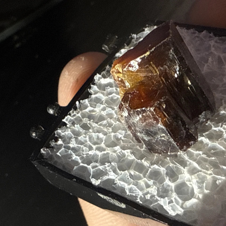 #7 Lustrous Vanadinite Crystals - Mibladen District, Midelt Province, Morocco