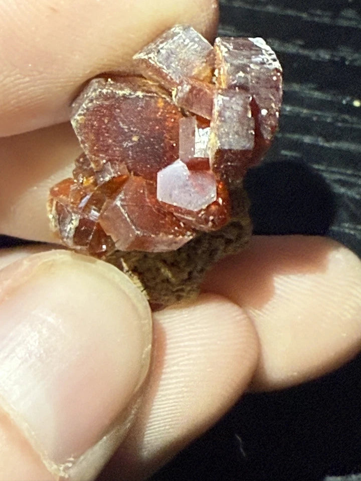 6 Piece Vanadinite Lot From Morocco