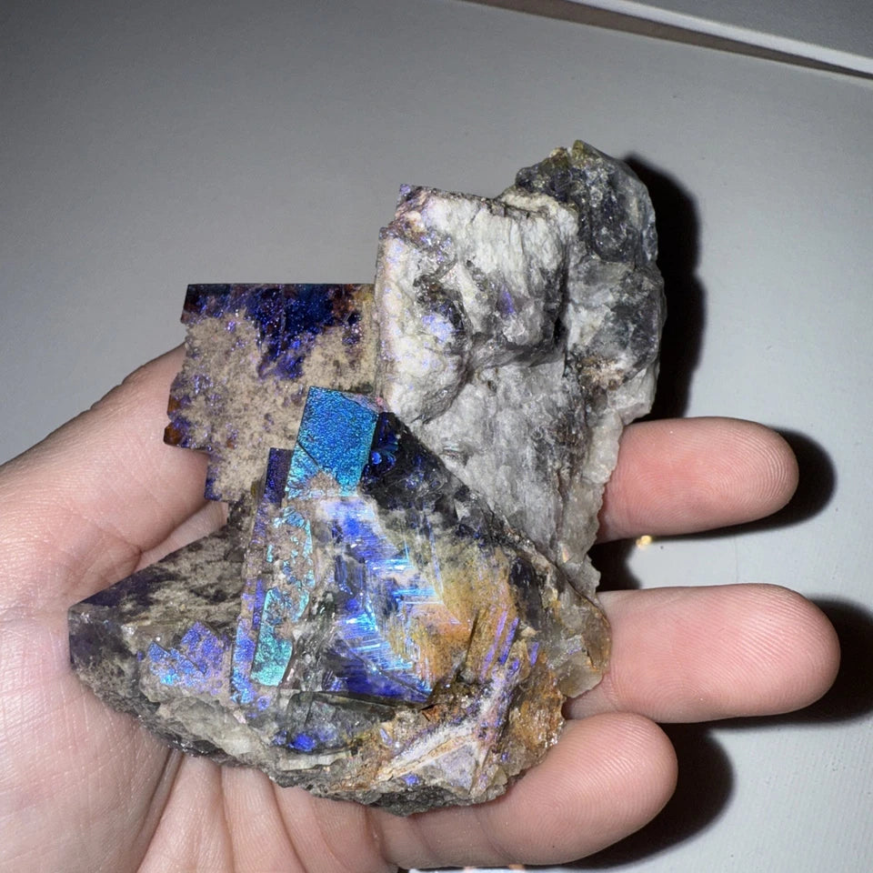 Aura Coated Diana Maria Fluorite Specimen