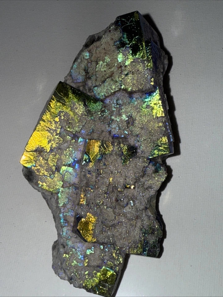 Aura Coated Diana Maria Fluorite Specimen
