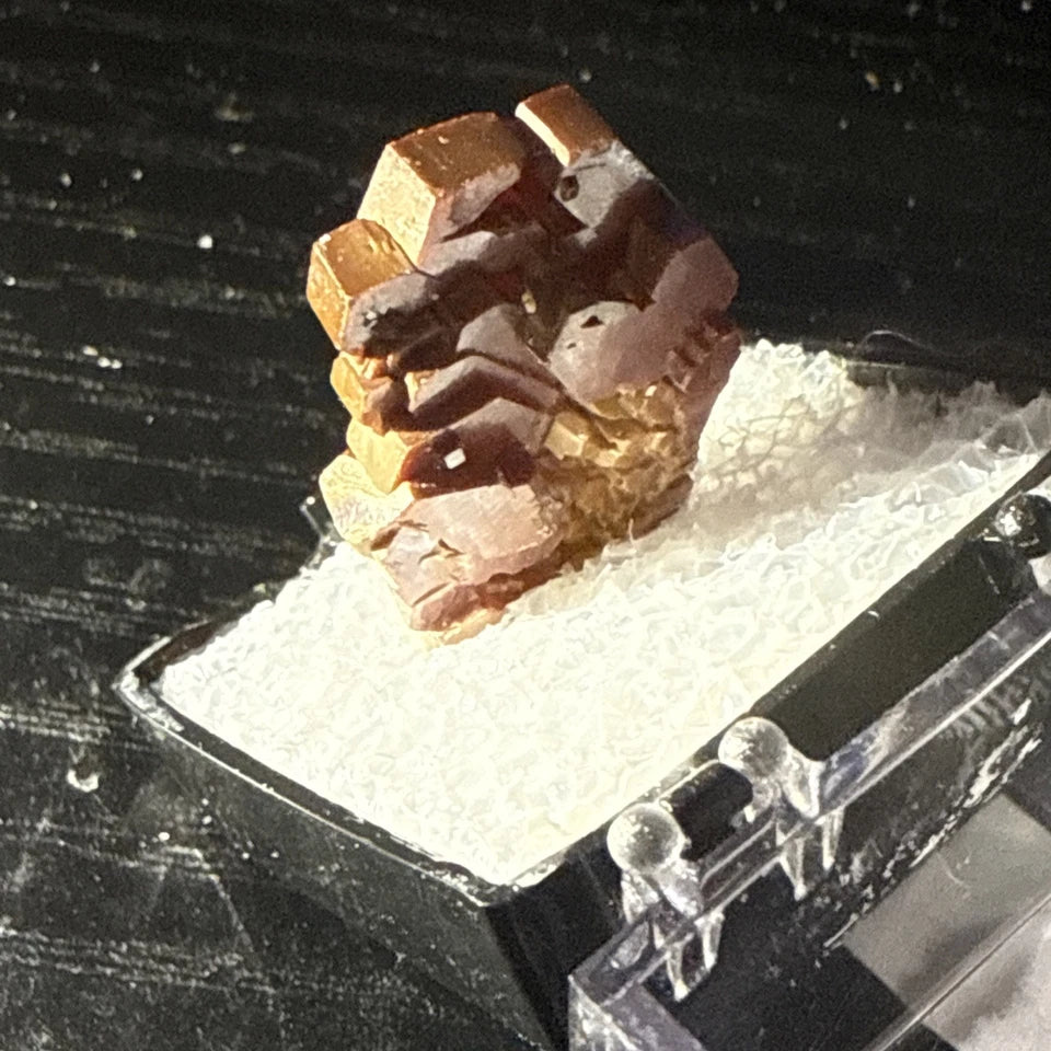#14 Lustrous Vanadinite Crystals - Mibladen District, Midelt Province, Morocco