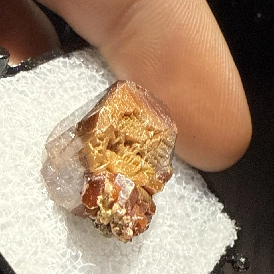 #12 Lustrous Vanadinite Crystals - Mibladen District, Midelt Province, Morocco
