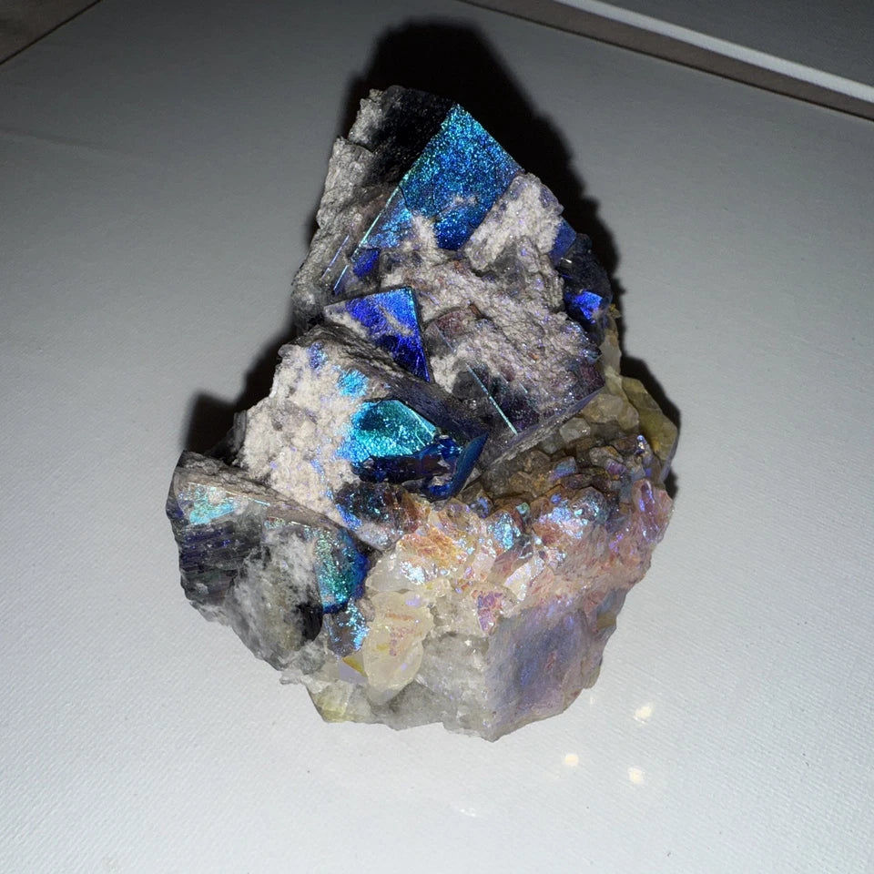 Aura Coated Diana Maria Fluorite Specimen