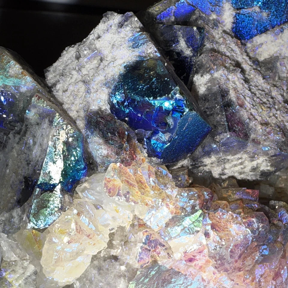 Aura Coated Diana Maria Fluorite Specimen
