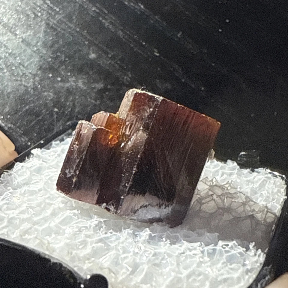 #7 Lustrous Vanadinite Crystals - Mibladen District, Midelt Province, Morocco