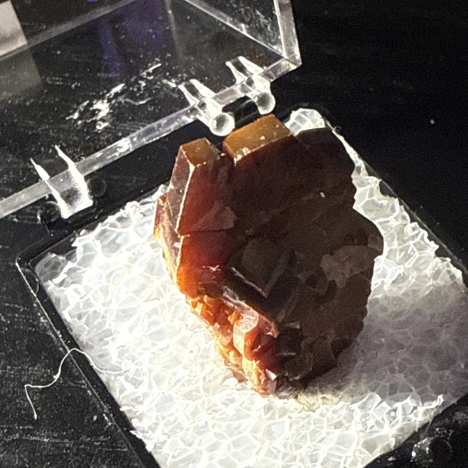 #14 Lustrous Vanadinite Crystals - Mibladen District, Midelt Province, Morocco