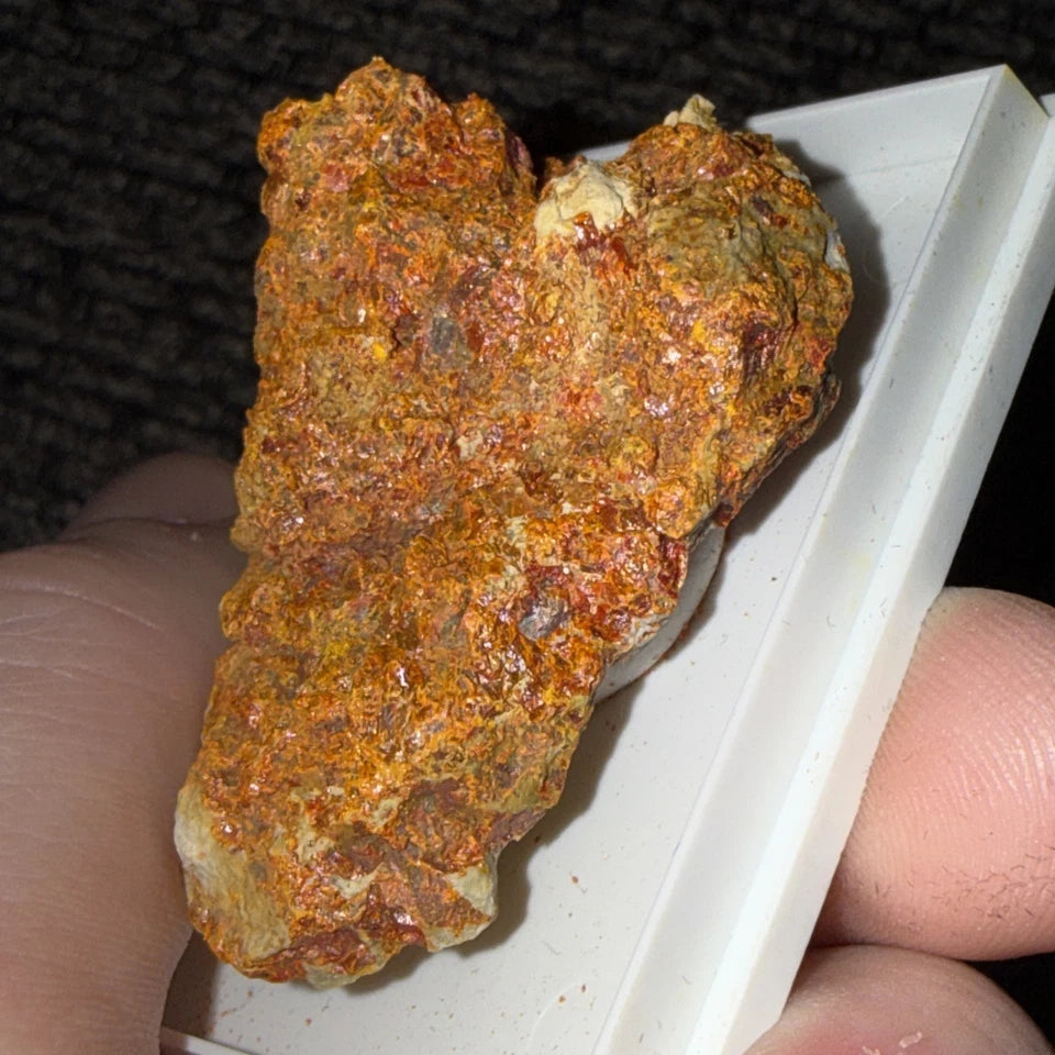 Crocoite Natural Crystal Cluster, Tasmania, Australia