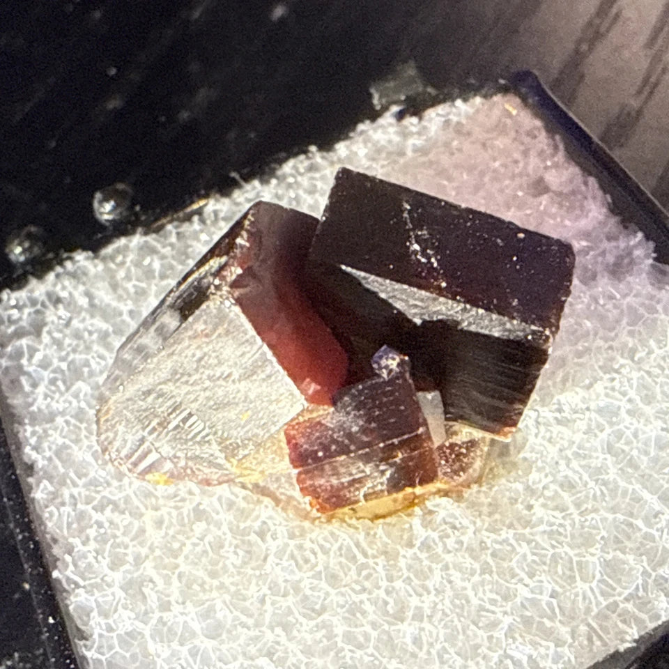 #8 Lustrous Vanadinite Crystals - Mibladen District, Midelt Province, Morocco