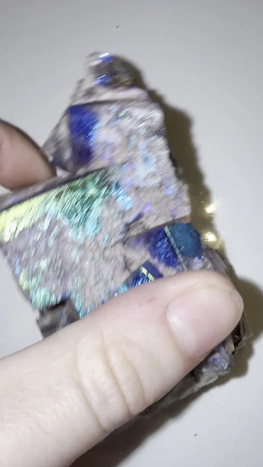 Aura Coated Diana Maria Fluorite Specimen
