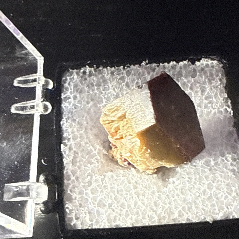 #13 Lustrous Vanadinite Crystals - Mibladen District, Midelt Province, Morocco