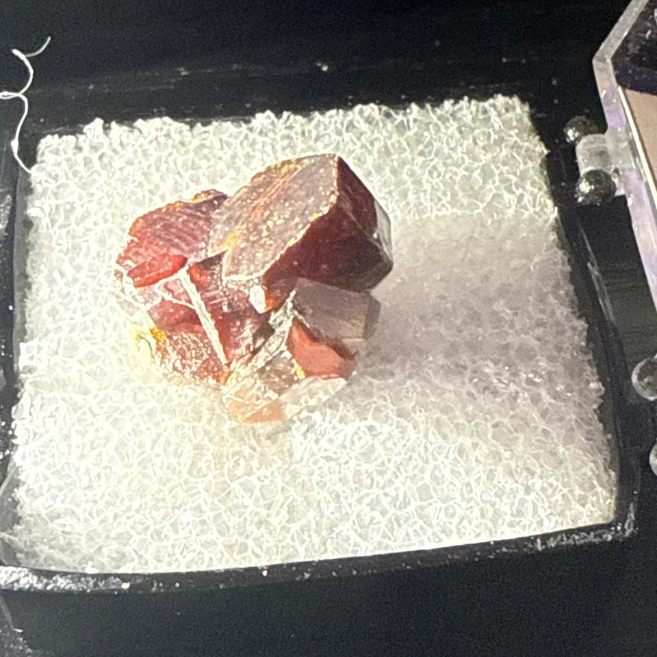 #3 Lustrous Vanadinite Crystals - Mibladen District, Midelt Province, Morocco