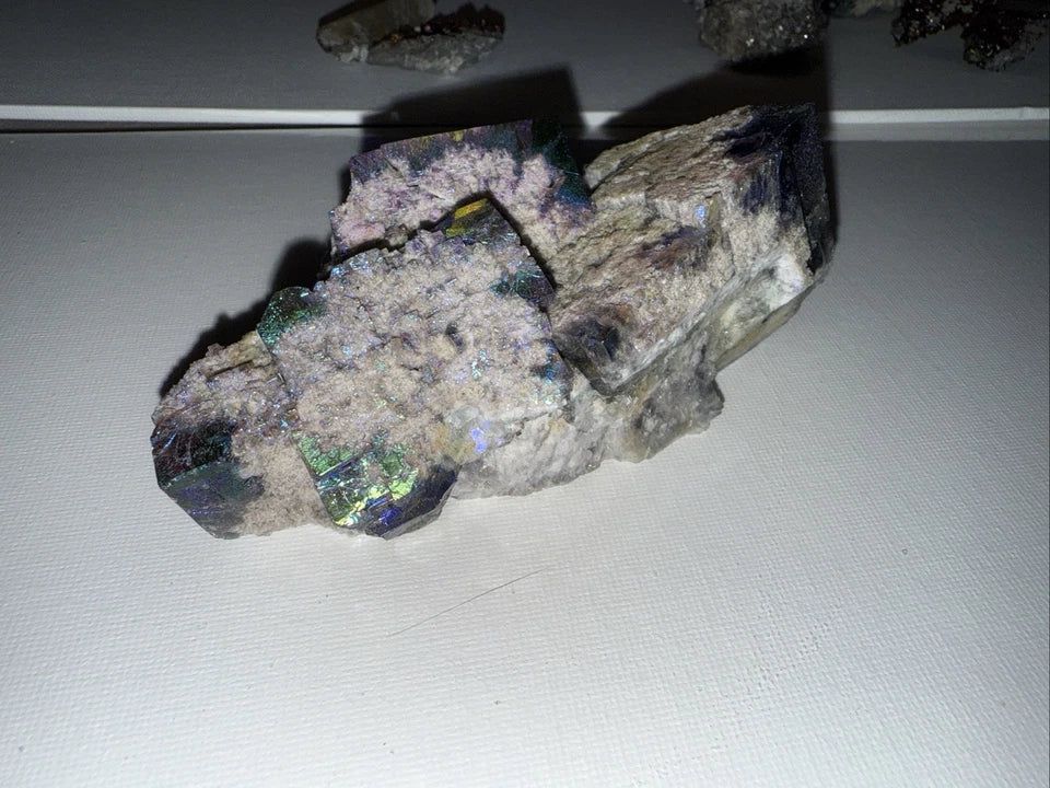 Aura Coated Diana Maria Fluorite Specimen