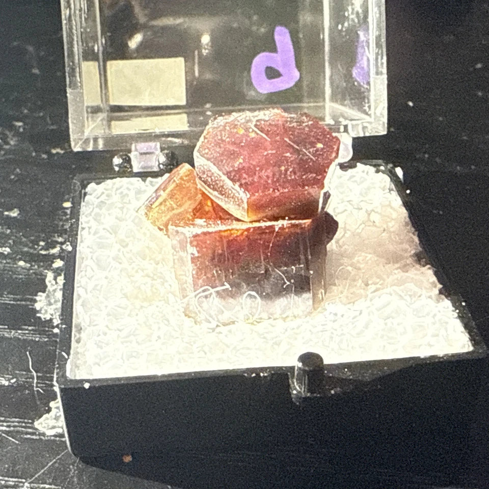 #9 Lustrous Vanadinite Crystals - Mibladen District, Midelt Province, Morocco