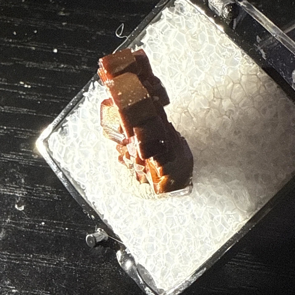 #14 Lustrous Vanadinite Crystals - Mibladen District, Midelt Province, Morocco