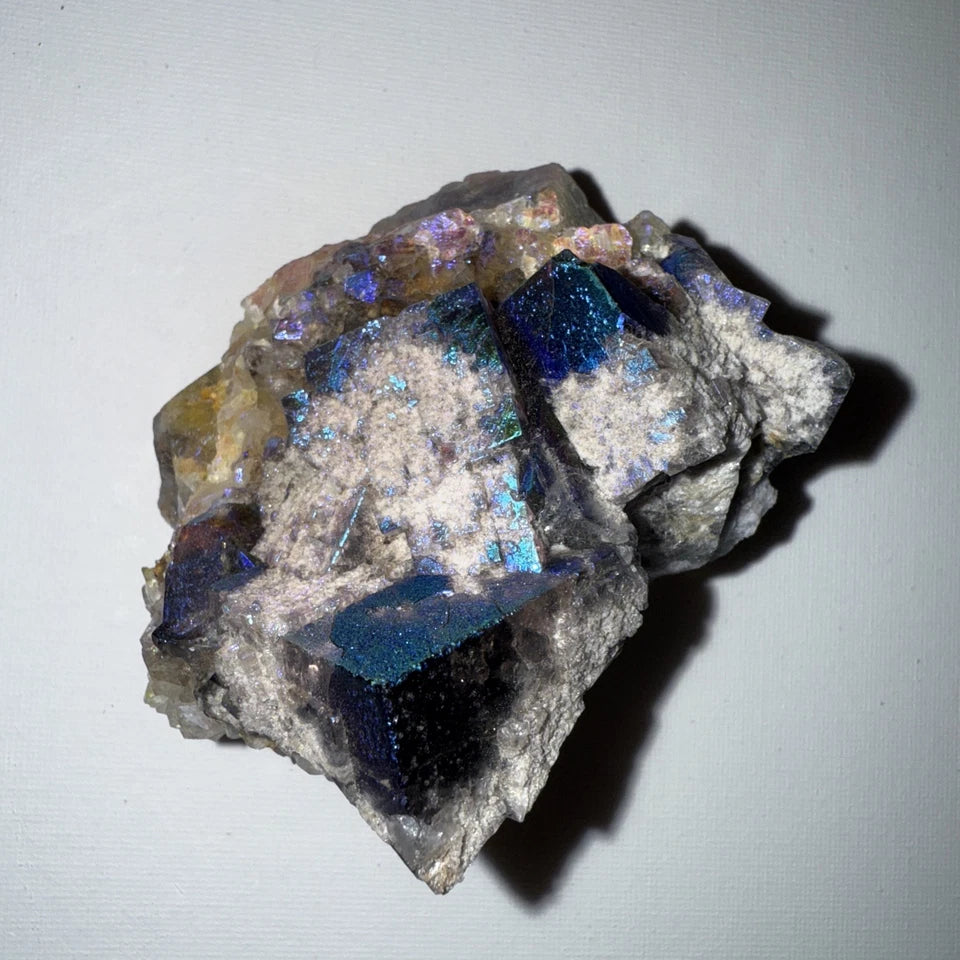 Aura Coated Diana Maria Fluorite Specimen