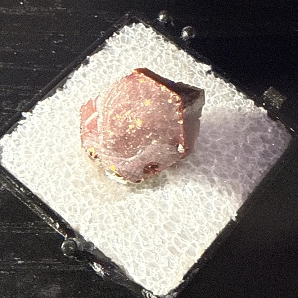 #13 Lustrous Vanadinite Crystals - Mibladen District, Midelt Province, Morocco