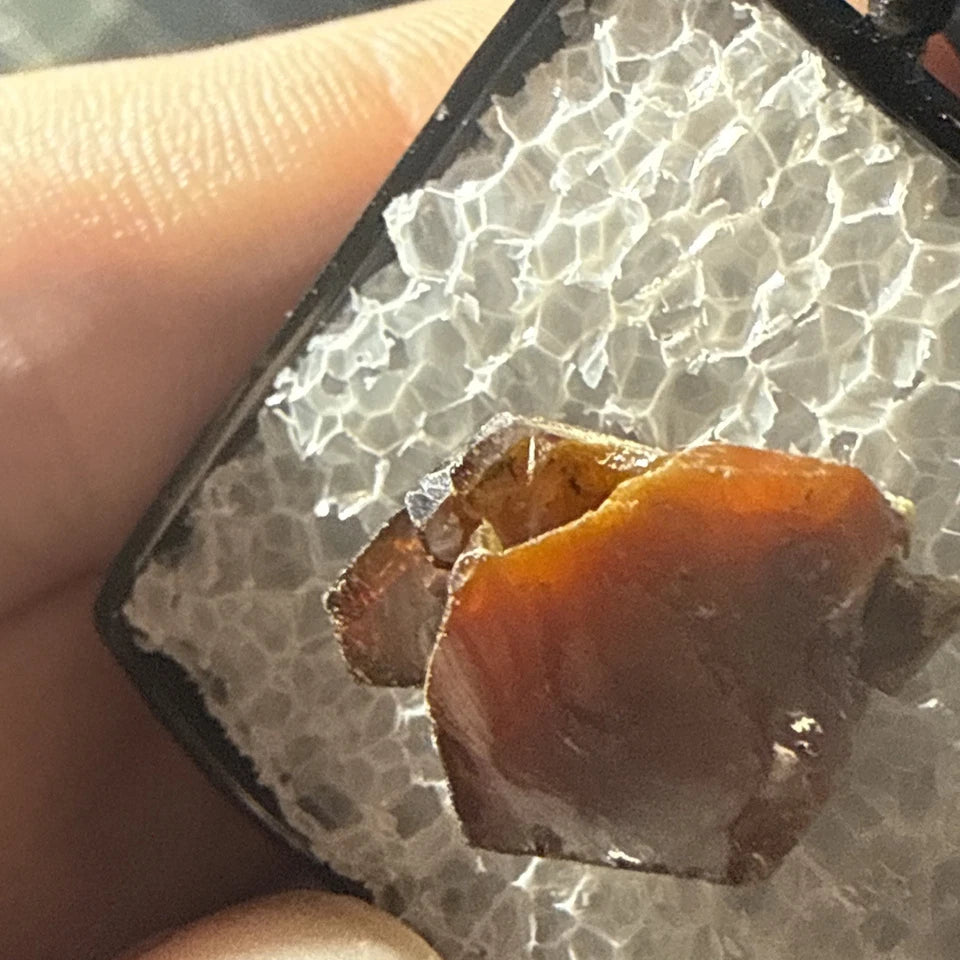 #7 Lustrous Vanadinite Crystals - Mibladen District, Midelt Province, Morocco